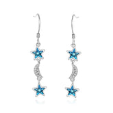 Liora Stellar Nocturne Drop Earrings | S925 Silver | Liora Crystal