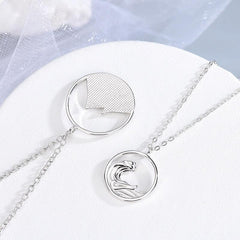 The mountains and waves are interdependent | S925 Silver