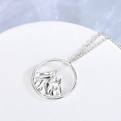 The mountains and waves are interdependent | S925 Silver