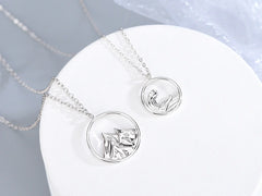 The mountains and waves are interdependent | S925 Silver