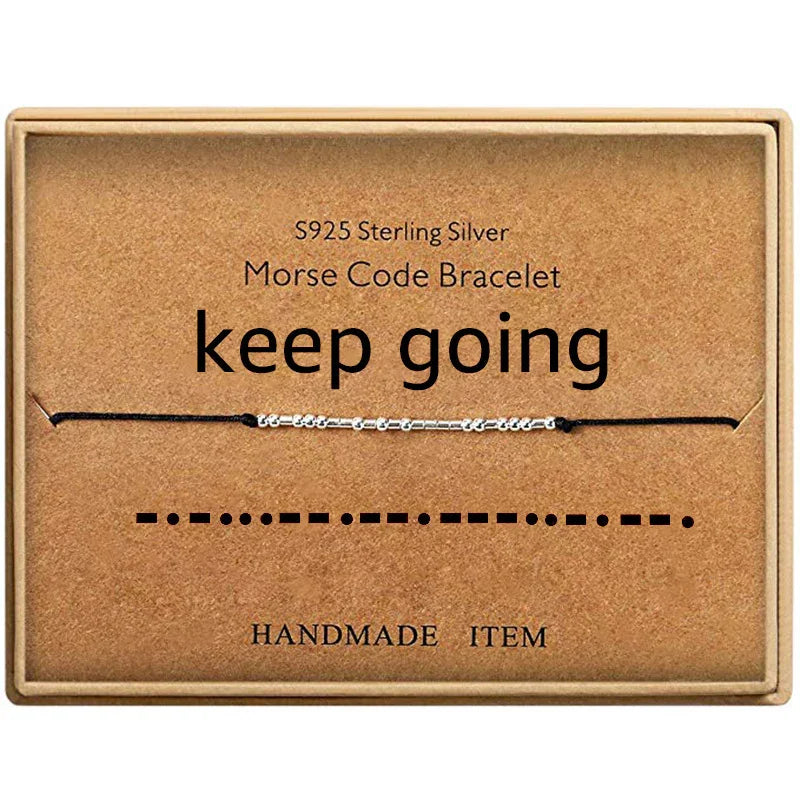 Morse Code Commitment Bracelets | Bonded in Secret | S925 Silver