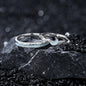 Starlight Channel Band and Lunar Whisper Band  | S925 Silver | Luminous enamel