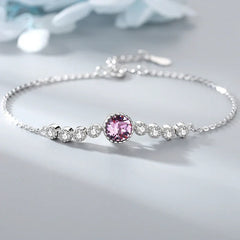 Glistening Ocean Bracelet | S925 Silver | Liora Crystal