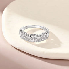Heart Shimmer Ring | S925 Silver | Liora Gems