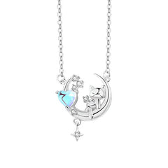 Moonlit Whiskers Necklace  | S925 Silver | Liora Crystal