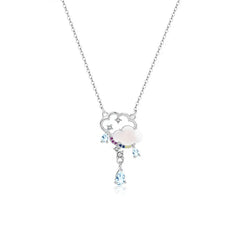 Whisper of Clouds Necklace  | S925 Silver | Topaz