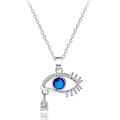 The DEMONIC Eye Necklace | S925 silver | Liora Crystal