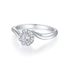 Precision eight-Prong Ring | S925 Silver | Liora Gems