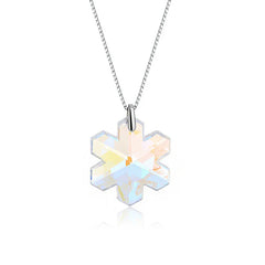 Frostlight Snowflake Necklace  | S925 Silver | Liora Crystal