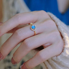 Mystic Eye Ring | Sustainable Metal | Liora Gems