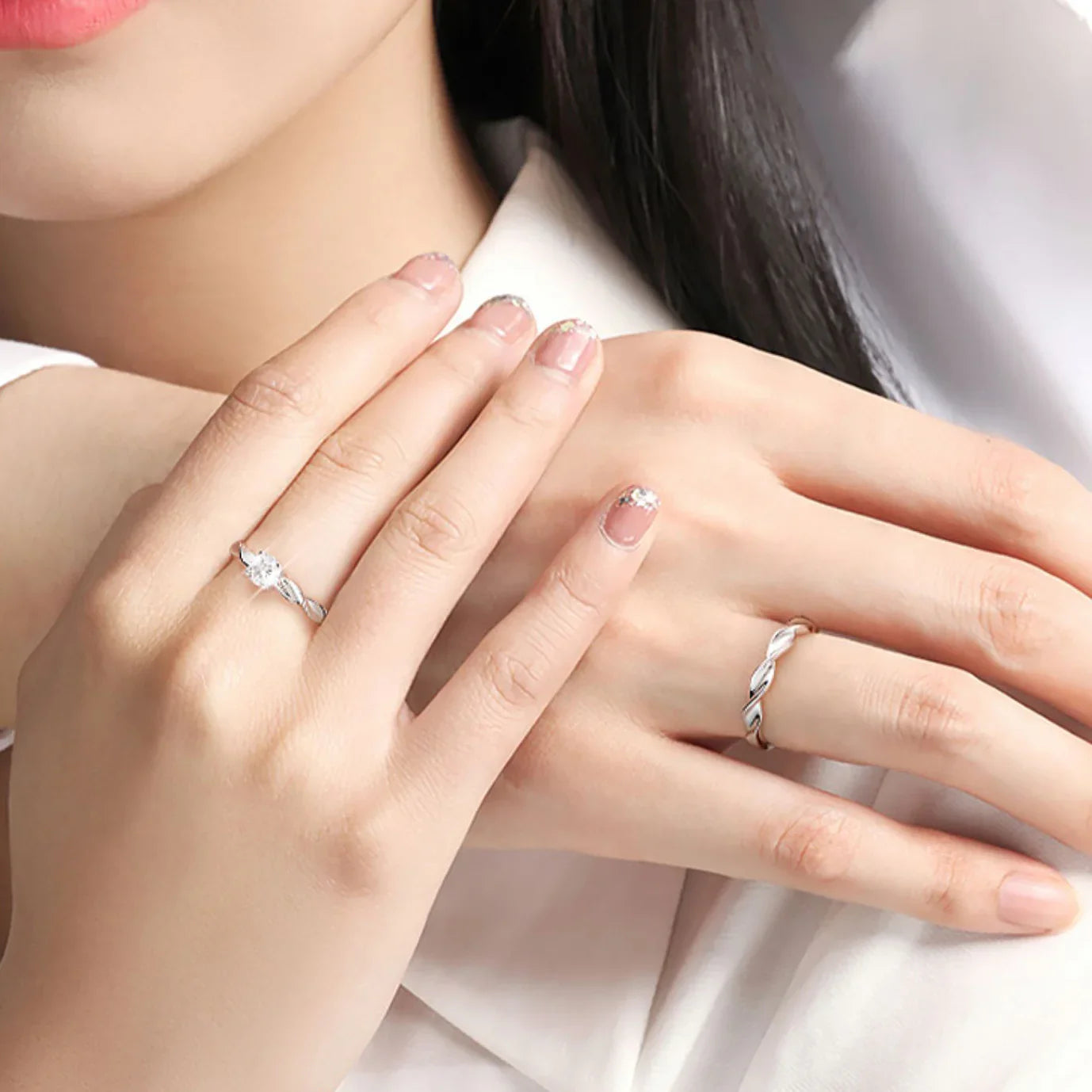 Entwined Dreams & Gorgeous Starlight | S925 Silver | Moissanite