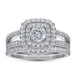 Eclipse Halo Ring | S925 Silver | Liora Gems
