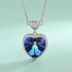 "Heart’s Vow" Necklace | S925 Silver | Liora Crystal