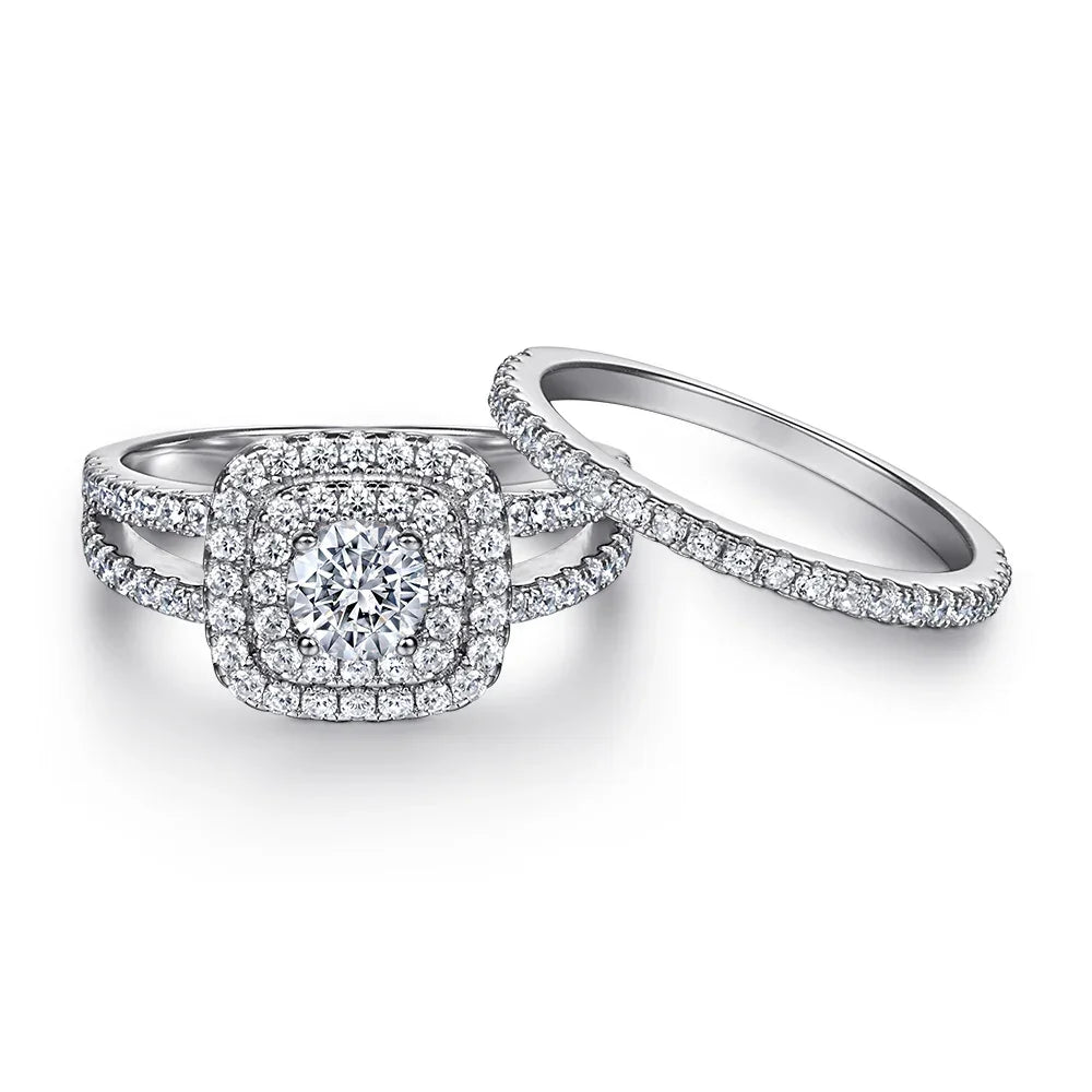 Eclipse Halo Ring | S925 Silver | Liora Gems
