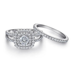 Eclipse Halo Ring | S925 Silver | Liora Gems