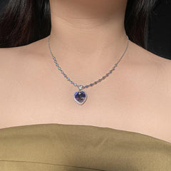 "Heart’s Vow" Necklace | S925 Silver | Liora Crystal