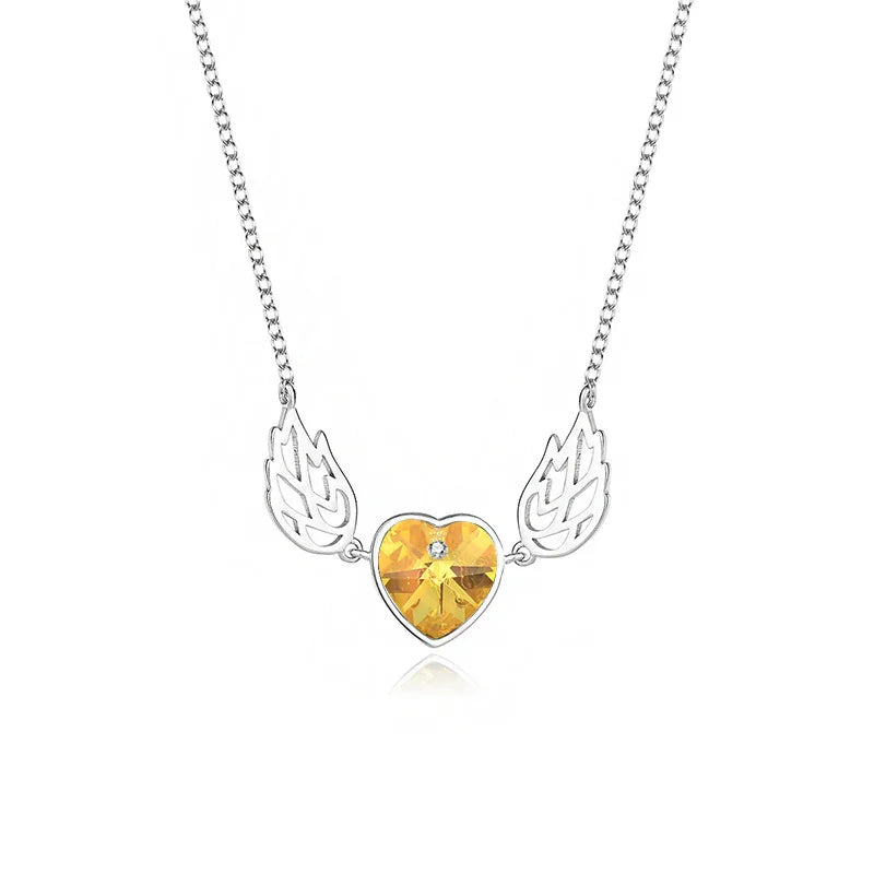 Celestial Heart Necklace  | S925 Silver | Liora Crystal