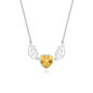 Celestial Heart Necklace  | S925 Silver | Liora Crystal