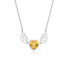 Celestial Heart Necklace  | S925 Silver | Liora Crystal