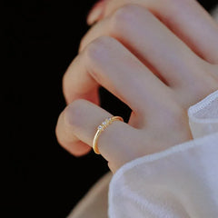 Celestial Spark Ring | Sustainable Metal | Liora Gems