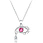 The DEMONIC Eye Necklace | S925 silver | Liora Crystal