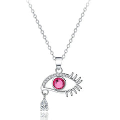 The DEMONIC Eye Necklace | S925 silver | Liora Crystal