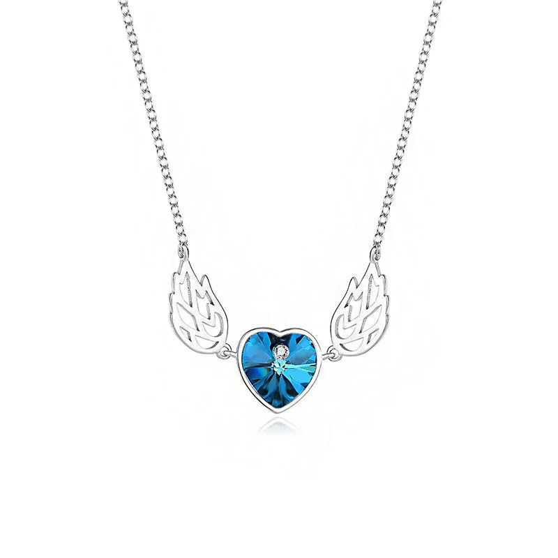 Celestial Heart Necklace  | S925 Silver | Liora Crystal