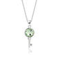 Liora Key Necklace | S925 Silver | Liora Crystal