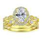 1.5ct Stellar Halo Ring | S925 Silver | Liora Gems