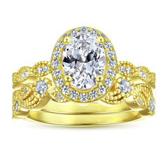 1.5ct Stellar Halo Ring | S925 Silver | Liora Gems