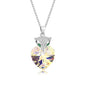 Enchanted Fox Ombré Necklace | S925 Silver | Liora Crystal