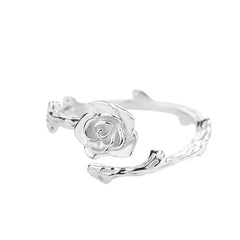 Vine Oath and Rose Branch Butterfly | S925 Silver