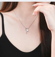 Whisper of Clouds Necklace  | S925 Silver | Topaz