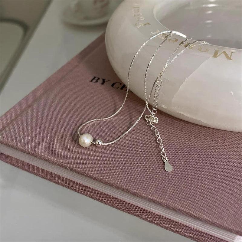 Silver Beads Reflecting Pearls| S925 Silver