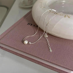 Silver Beads Reflecting Pearls| S925 Silver