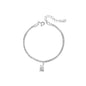 Moon - charm Bunny Moissanite Bracelet - Liora