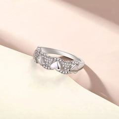 Heart Shimmer Ring | S925 Silver | Liora Gems