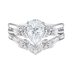 Rose Garden Ring Set | S925 silver | Liora Gems
