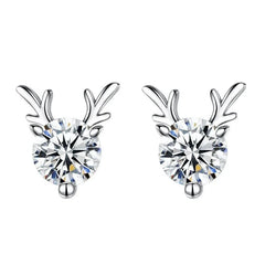 Exquisite Deer Diamond Earrings - Liora