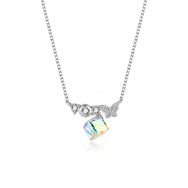 Sugarwing Butterfly Necklace  | S925 Silver | Liora Crystal