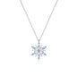 Frost Elegance Snowflake Necklace | S925 Silver | Liora Gem