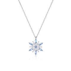 Frost Elegance Snowflake Necklace | S925 Silver | Liora Gem