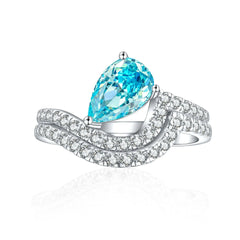 Chroma Wave ring | S925 Silver | Liora Gems