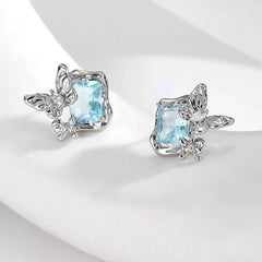 Enchanted Blue Butterfly Jewelry Collection