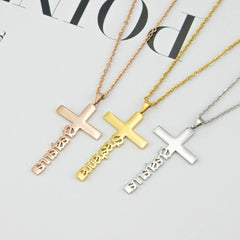 Custom Engraved Symbol Necklace | Personalized Text