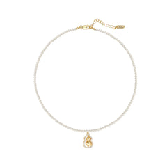 Lucky Pearl & Gourd Necklace | Sustainable Metal | Pearl