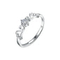 Star-Shining Vow & Glittering Love Words | S925 Silver | Moissanite