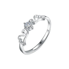 Star-Shining Vow & Glittering Love Words | S925 Silver | Moissanite