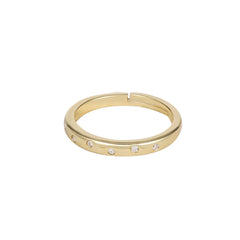 Gilded Stardust Ring | Sustainable Metal | Liora Gems