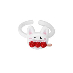 Candy Cat Ring | Sustainable Metal | Enamel